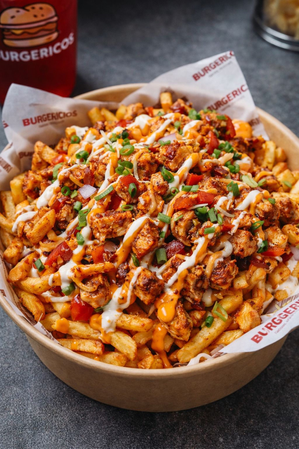 Loaded-Fries Served in Burgerico's Restaurant in Glasgow