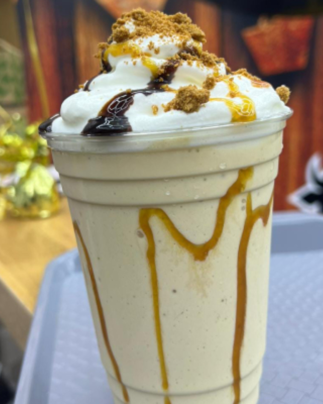 Vanilla Milkshake Served in Burgerico's Restaurant in Glasgow